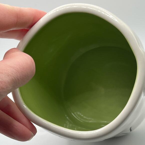 Rae Dunn Happy Birthday mug lime green and white, NWOT - Picture 2 of 4